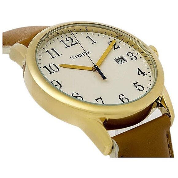 Women's Easy Reader Watch Tan/Gold-Tone/Cream/38mm - Picture 8 of 11